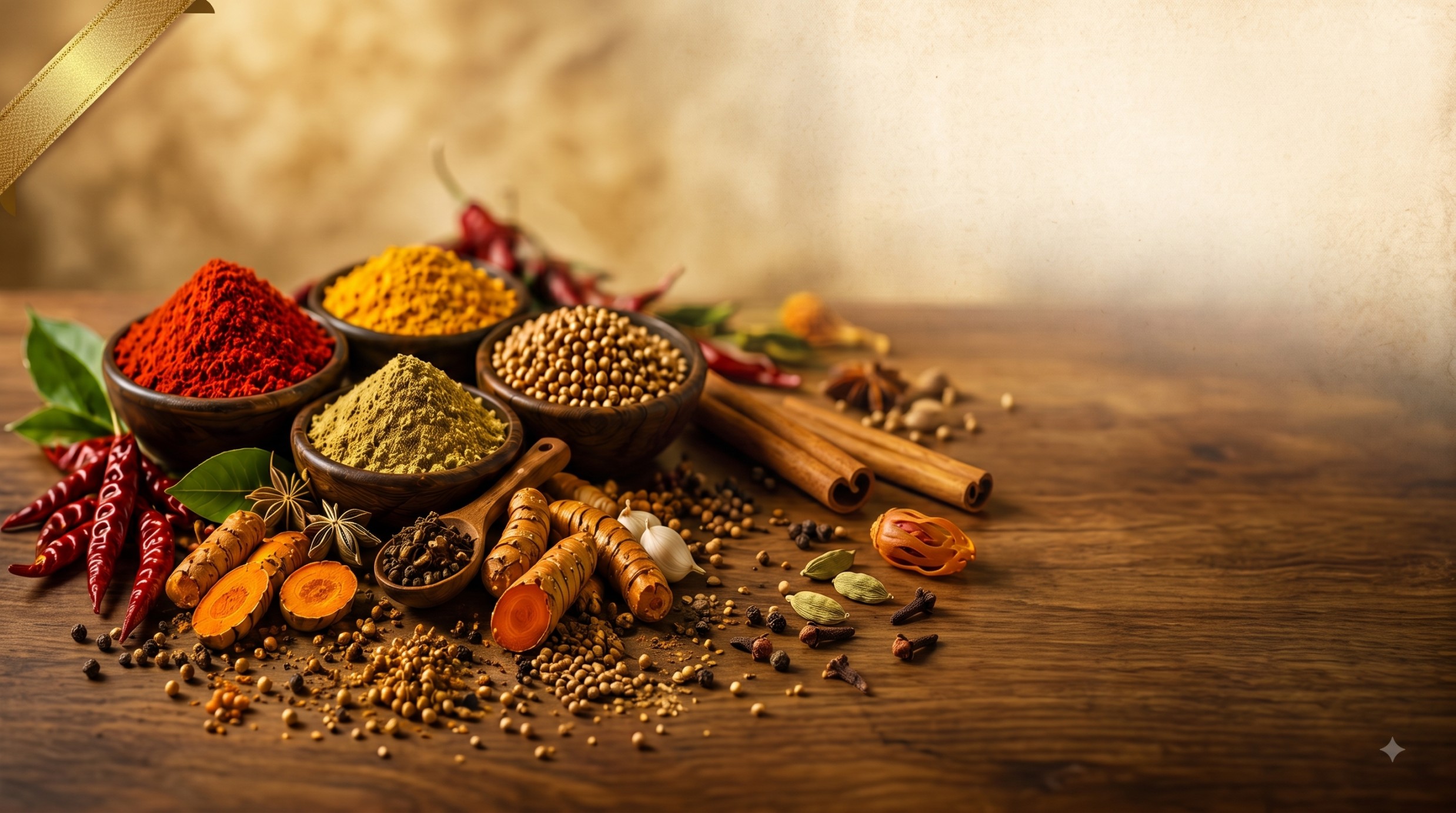 Swathi Spices Background Display
